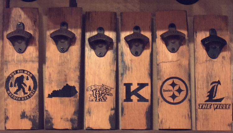 Customized  Stave Bottle Opener